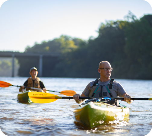 Hit the water for some kayaking and relaxation